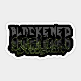 BLACKENED SCREAMO Sticker